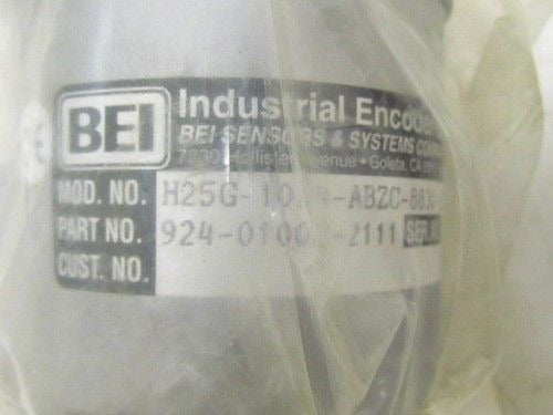 BEI Encoder H25G-1024-ABZC-8830-LED-SM18 924-01002-2111 NEW