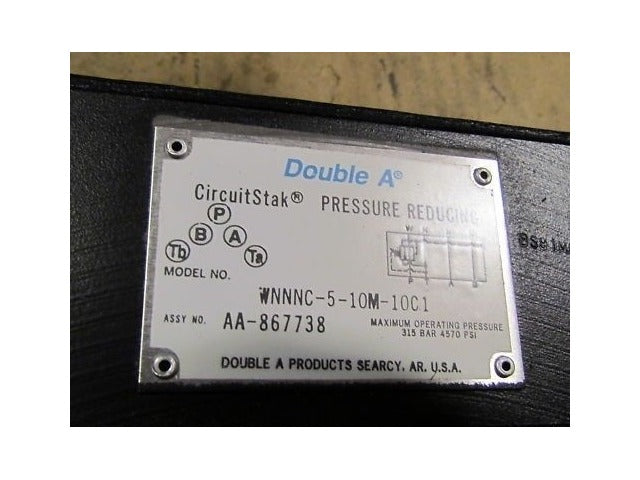 Double A Pressure Reducing Valve WNNNC-5-10M-10C1 / NIB