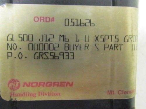 Norgren Grip-Lock GL Series Pneumatic Gripper GL500 J12 M6 1 U X5PT5 NEW