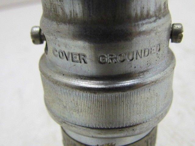 Russell Stoll RussellStoll Male Plug Connector 4-Prong Ever-Lok Cord End R&S Co.