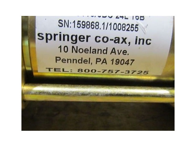 Springer Co-Ax MK152C116GGB1P20XB Valve / New, No Box