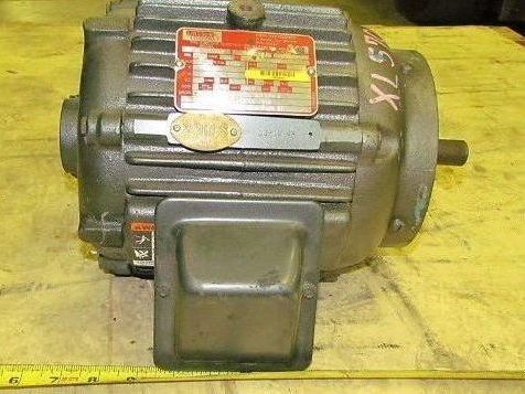 Lincoln D-1G110402 1hp 1740rpm 3ph 460v TENV 182 D-C Frame Cont Duty Motor
