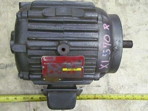Lincoln D-1G110402 1hp 1740rpm 3ph 460v TENV 182 D-C Frame Cont Duty Motor