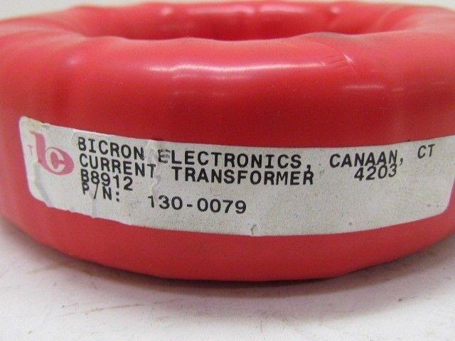 Bicron Electronics Current Transformer B8912 P/N 130-0079 New Take-Off