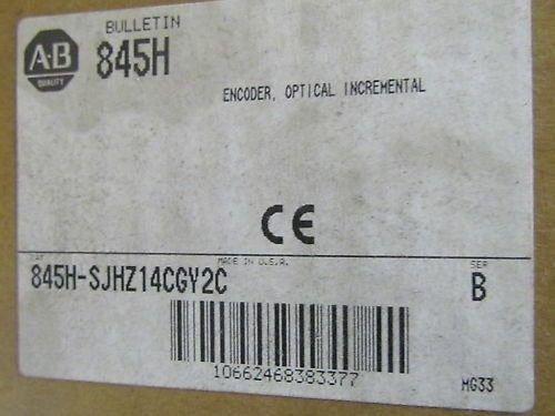 A-B Allen Bradley 845H-SJHZ14CGY2C Incremental Encoder