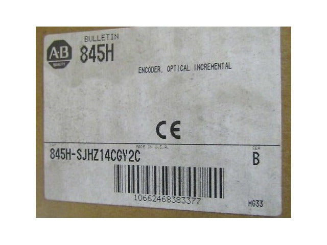 A-B Allen Bradley 845H-SJHZ14CGY2C Incremental Encoder