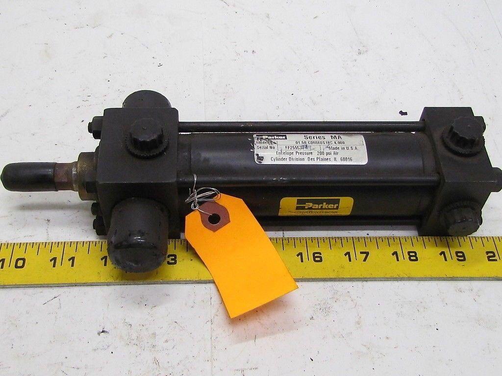 Parker 01.50 CDMAUS18C 4.000 Pneumatic Air Cylinder 1 1/2"Bore 4"Stroke MA Ser