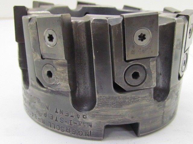 Ingersoll Rand 4" Indexable Face Mill Ten LNE434-02 Inserts 1 1/2" Arbor