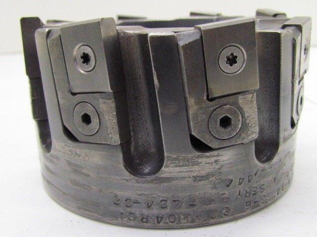 Ingersoll Rand 4" Indexable Face Mill Ten LNE434-02 Inserts 1 1/2" Arbor