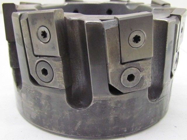 Ingersoll Rand 4" Indexable Face Mill Ten LNE434-02 Inserts 1 1/2" Arbor