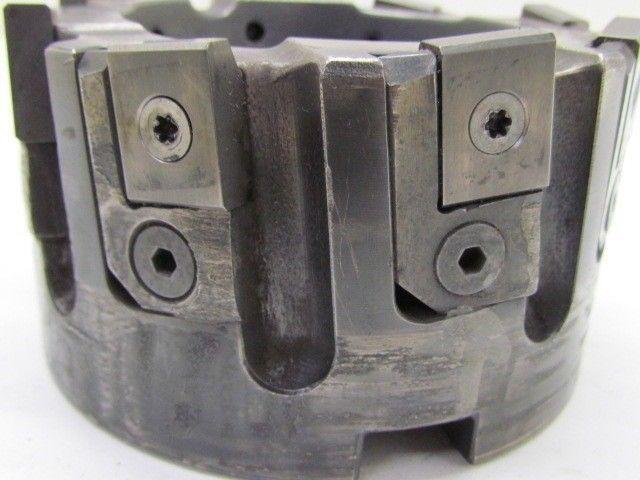 Ingersoll Rand 4" Indexable Face Mill Ten LNE434-02 Inserts 1 1/2" Arbor