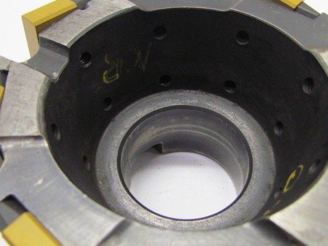 Ingersoll Rand 4" Indexable Face Mill Ten NEW LNE434-02 Inserts 1 1/2" Arbor