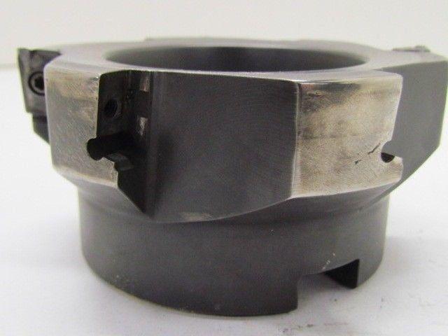 Ingersoll 4" Face Mill Indexable Milling Cutter 1 1/2" Arbor 6-Inserts