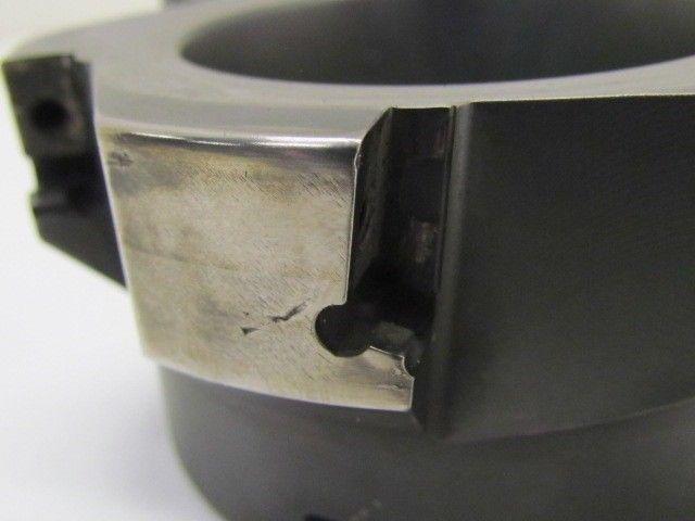 Ingersoll 4" Face Mill Indexable Milling Cutter 1 1/2" Arbor 6-Inserts