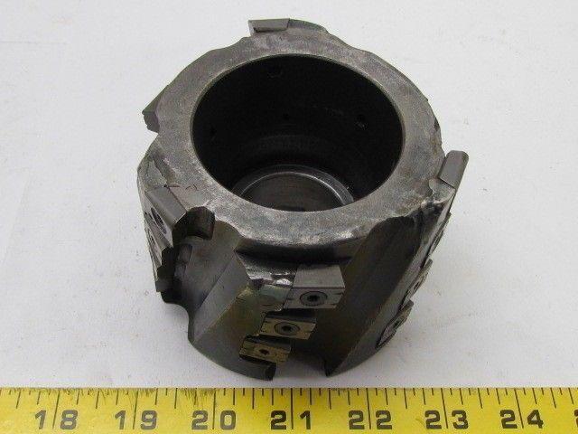 4" Dia. x 3" High Indexable Face Mill Milling Cutter 1 1/2" Arbor 21 Inserts