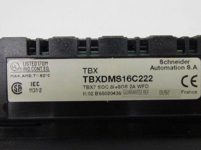 Schneider TBXDMS16C222 Telemecanique Square D TBX7 SOC. 8I+8OS 2A WFD