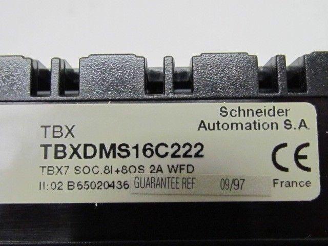 Schneider TBXDMS16C222 Telemecanique Square D TBX7 SOC. 8I+8OS 2A WFD