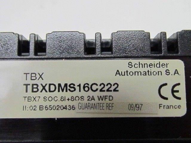 Schneider TBXDMS16C222 Telemecanique Square D TBX7 SOC. 8I+8OS 2A WFD
