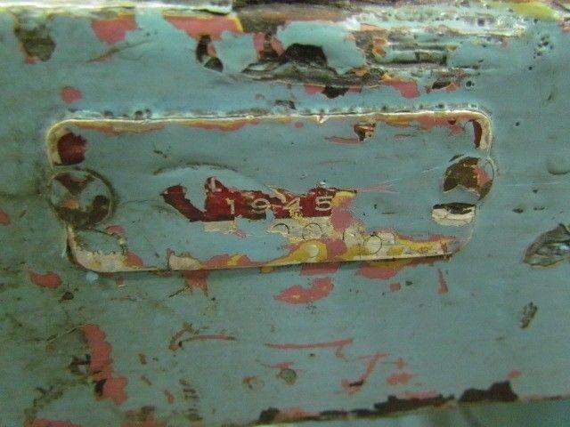Vintage Industrial Workbench 72x36" Butcher Block 2 1/2" Thick Date 1945 3Drawer