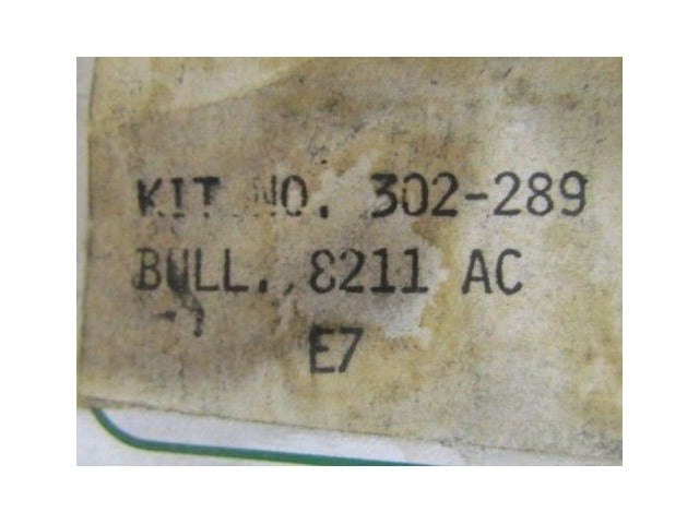 Asco Red Hat Valves 302-289 Rebuild Kit NIB