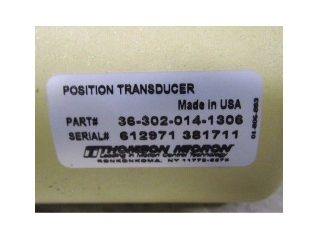 Thomson Micron Position Transducer 36-302-014-1306 NEW