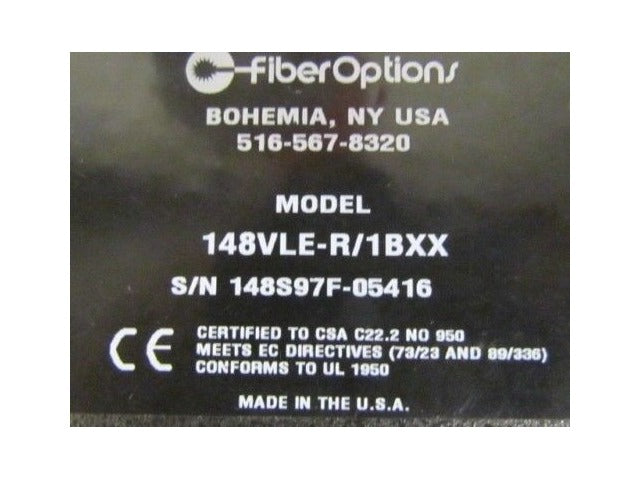 Fiber Options Fiber Optic RX 148VLE-R/1BXX