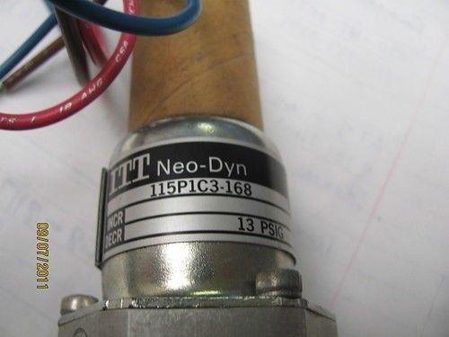ITT Neo0Dyn 115P1C3-168 Pressure Switch 28VDC 1/4 NPT