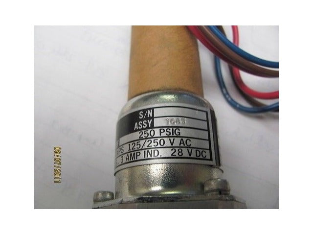 ITT Neo0Dyn 115P1C3-168 Pressure Switch 28VDC 1/4 NPT