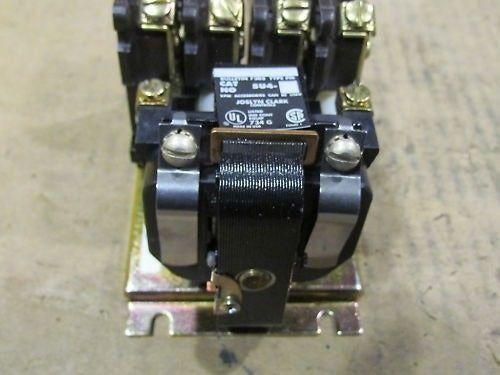 Joslyn Clark 544-76 47020 4 N.O. Contacts 120v Coil NEW