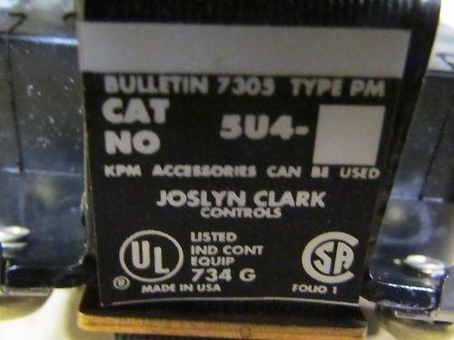 Joslyn Clark 544-76 47020 4 N.O. Contacts 120v Coil NEW