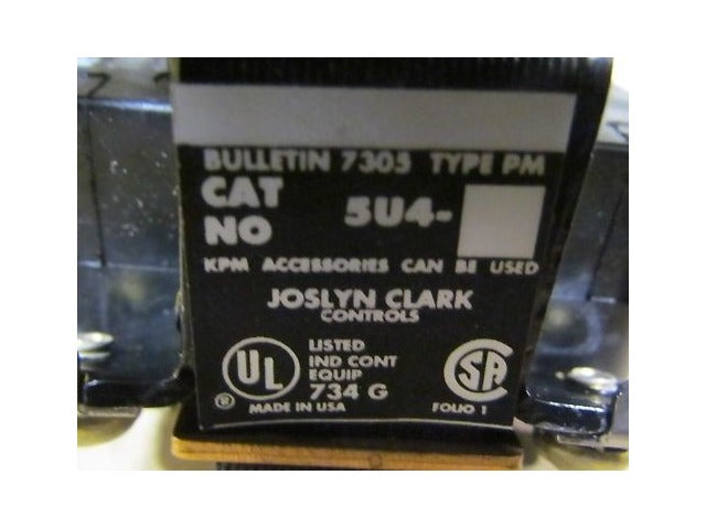 Joslyn Clark 544-76 47020 4 N.O. Contacts 120v Coil NEW
