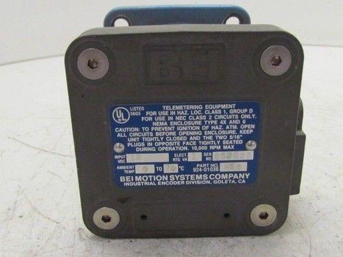 BEI Industrial Encoder M/N H38D-3140-T2-AB2C-7406M12-LED-SC-UL P/N 924-01036-354