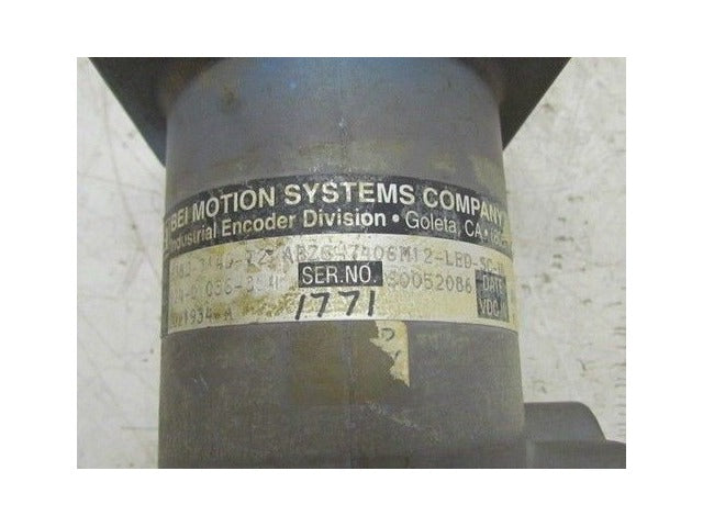 BEI Industrial Encoder M/N H38D-3140-T2-AB2C-7406M12-LED-SC-UL P/N 924-01036-354