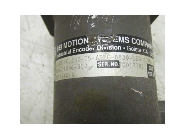 BEI Encoder H38D-10,2240-T5-ABZC-8830-LED-SC-UL-S P/N 924-01036-352