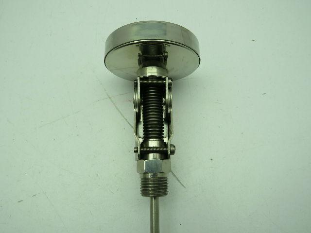 Trerice Dial Thermometer 3" 304SS 20-240 Degree F 10" New