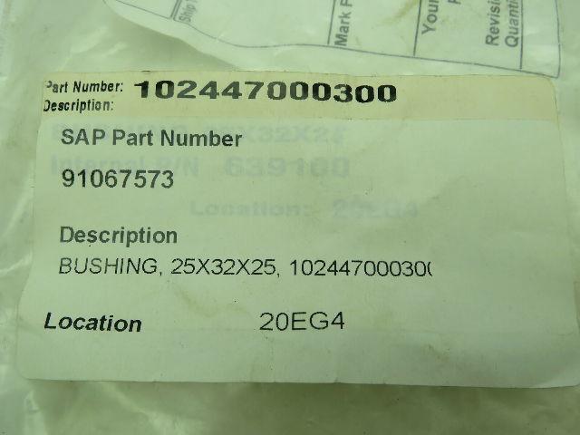 Krones 102447000300 Bushing 25x32x25 LG LOT OF 6
