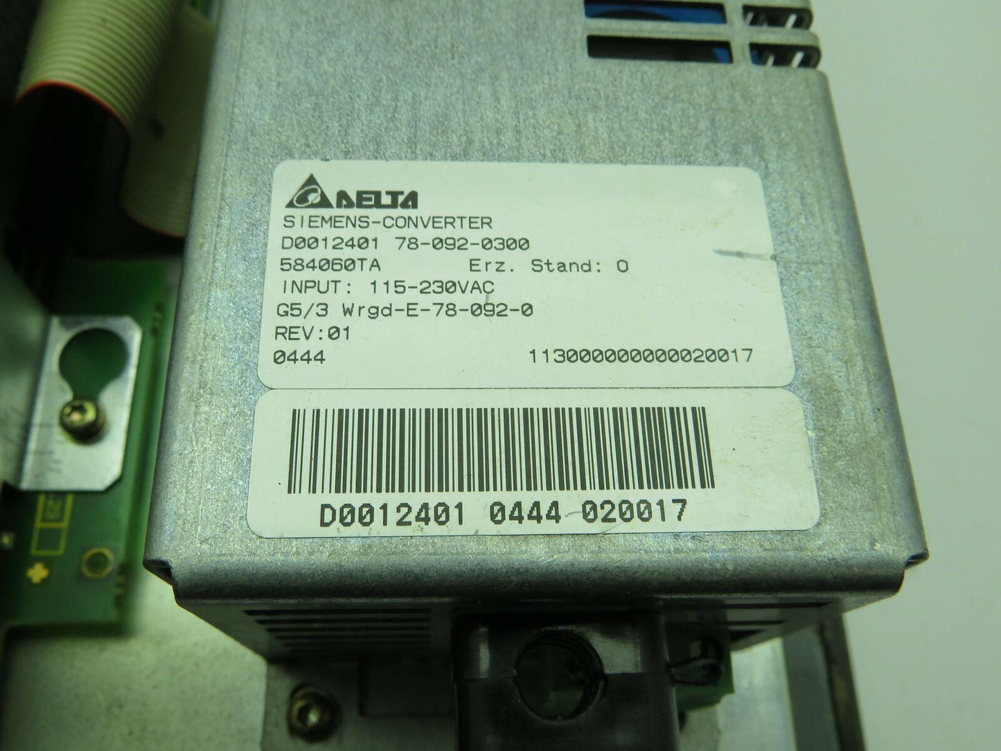 Siemens 6FC5103-0AB03-0AA3 Sinumerik 840C/840CE Operator Panel 115/230V
