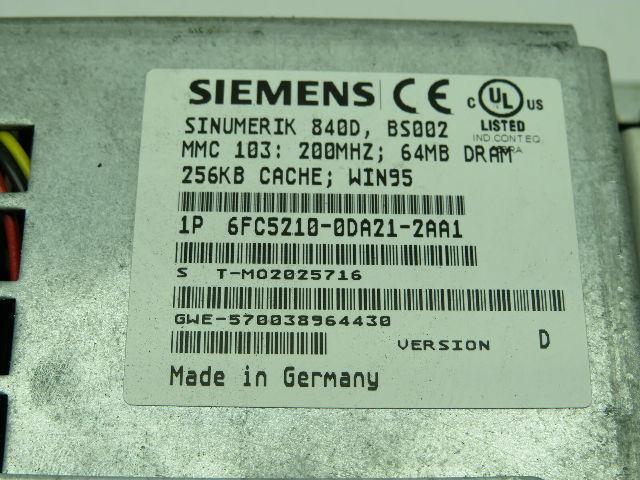 Siemens 6FC5203-0AB13-0AA2 Sinumerik Operator Panel Version C