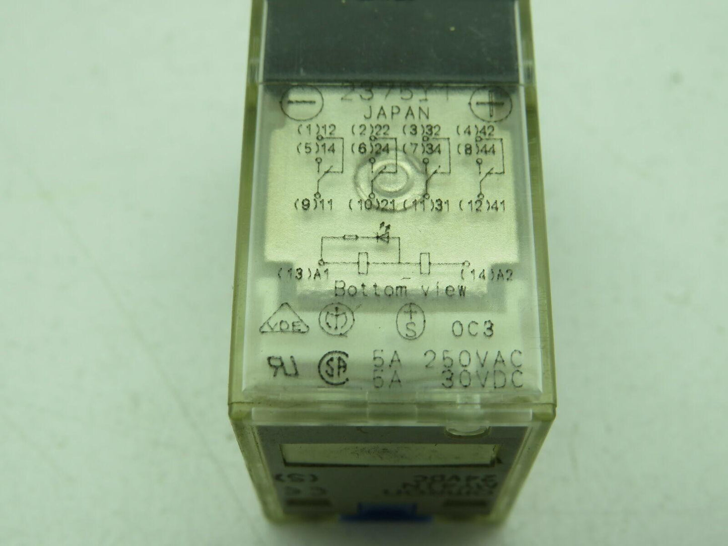 Omron MY4IN Relay 5A 4 Pole 14 Pin 24VDC Lot of 10
