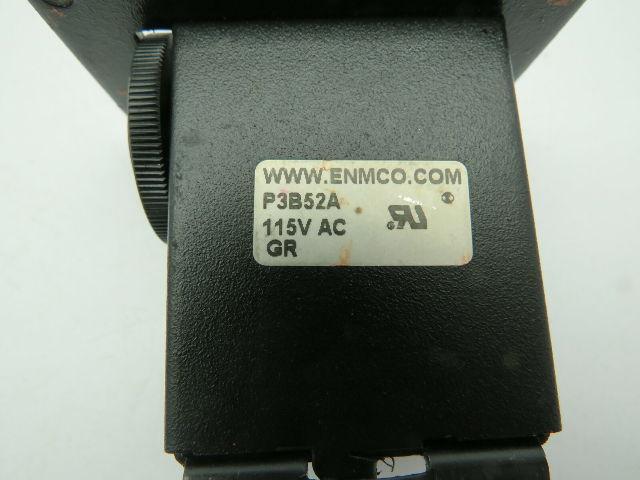 Enmco P3B52A Electromechanical Counter 5 Digit Panel Mount 115VAC