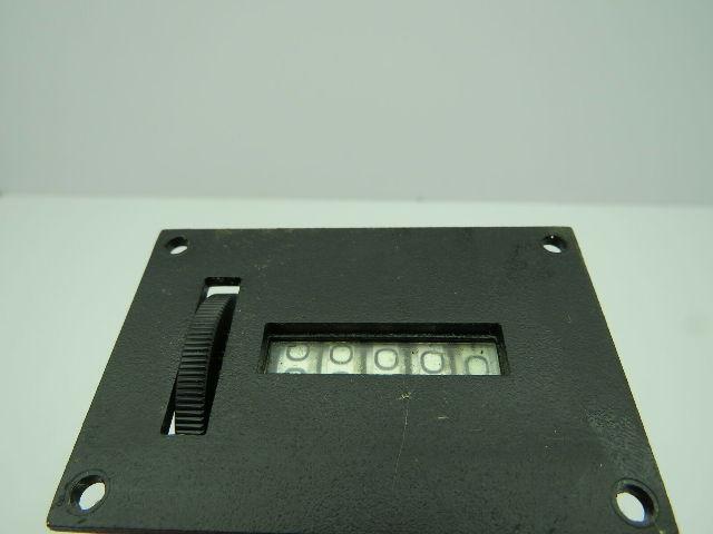 Enmco P3B52A Electromechanical Counter 5 Digit Panel Mount 115VAC