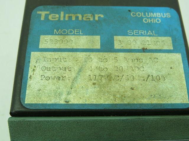 Telmar 523000 Transmitter 117VAC 0-5A