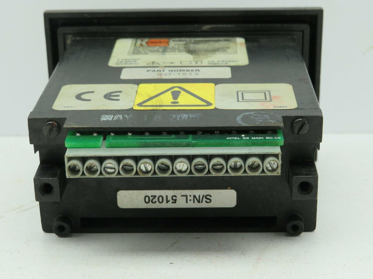 Kobold INT-1513 Ratemeter Totalizer PLC Counter Panel Mount 110VAC