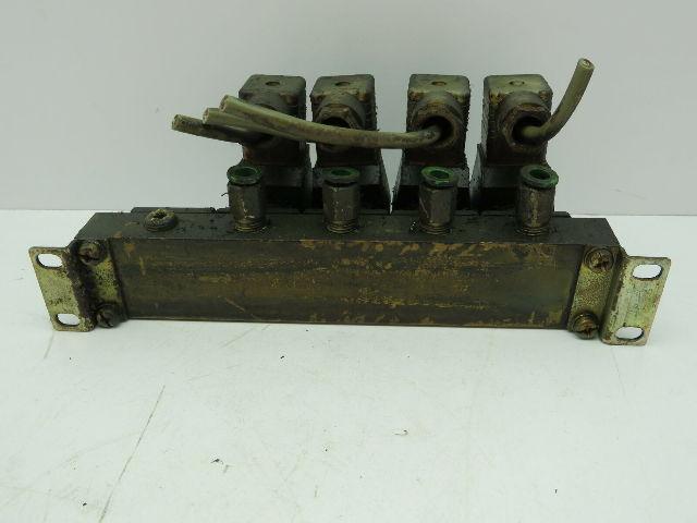 CKD GAB4X Single Solenoid Pneumatic Valve Bank Manifold 110V