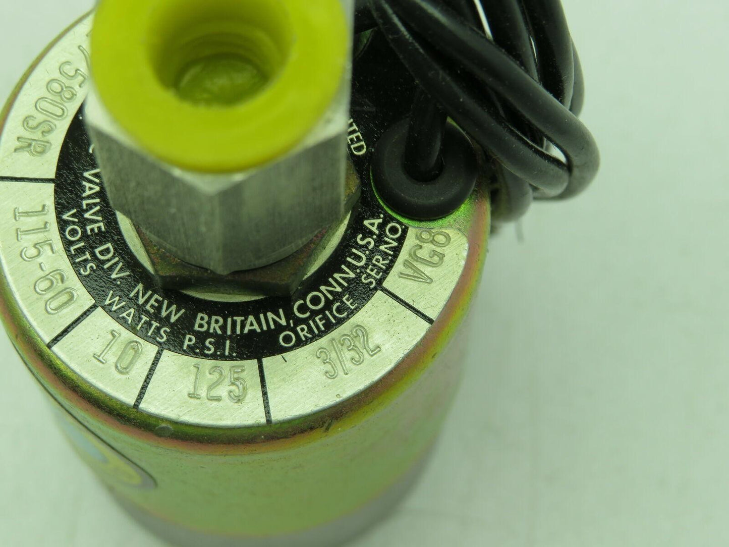 Skinner V5D17580SR Solenoid Valve V5 115V 125PSI