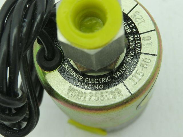 Skinner V5D17580SR Solenoid Valve V5 115V 125PSI