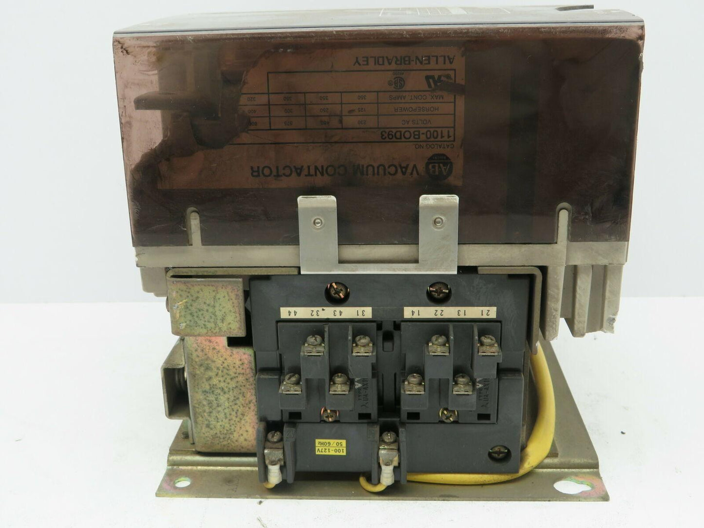 Allen Bradley 1100-BOD93/B Vacuum Contactor 1500VAC 200HP Series B