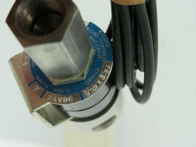 Gould Allied Control 313X-8 Solenoid Valve 24VDC Oxygen