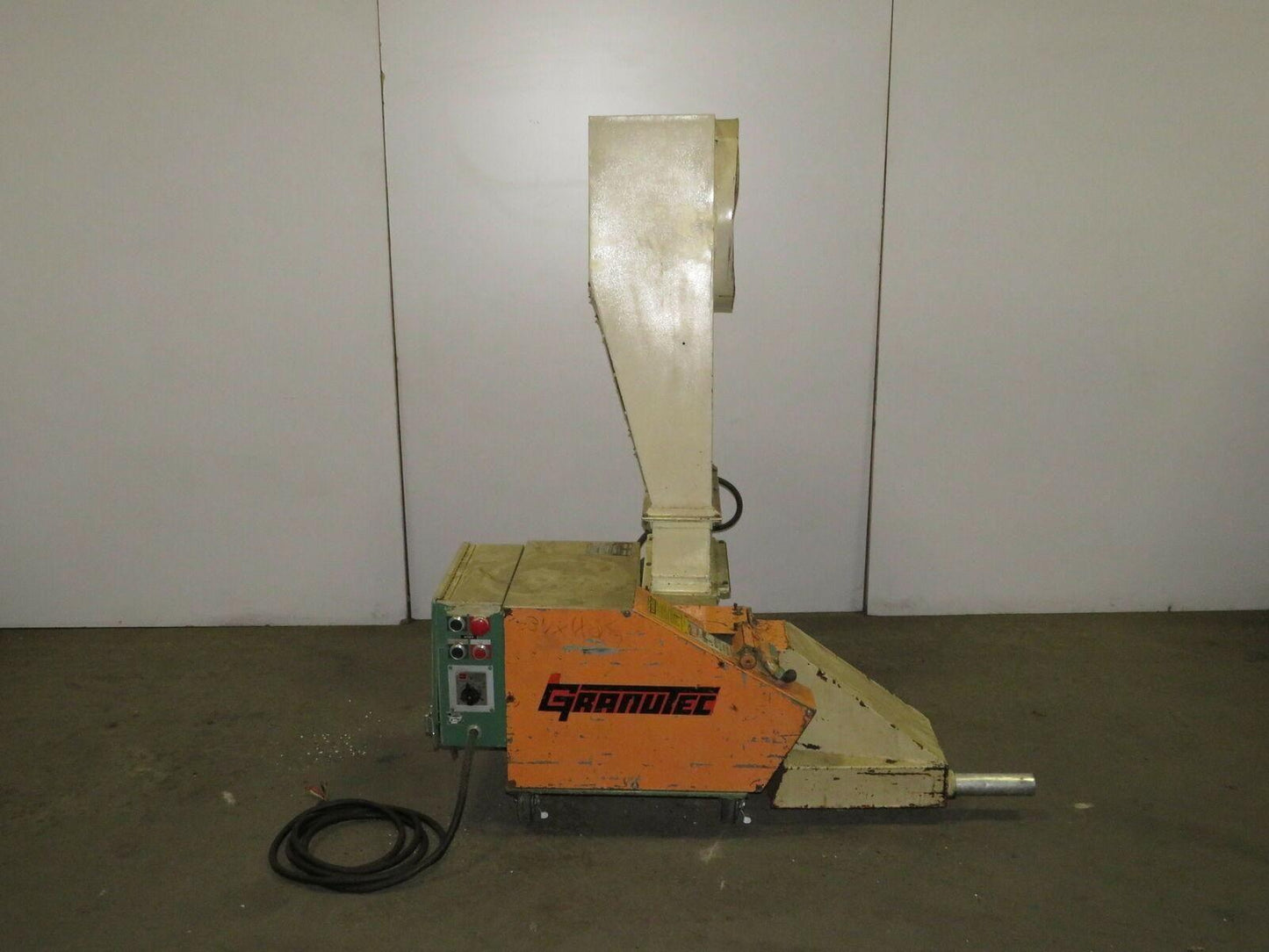 Granutec 66MM-5-5 Plastic Granulator 5 Hp, 5" Infeed Auger