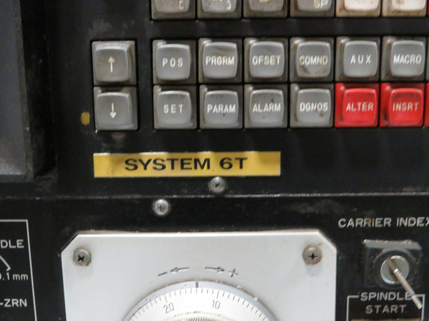 Fanuc System 6T Operator Interface Control Panel